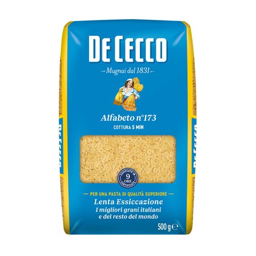 Alfabeto Italiano De Cecco nº 173 500g