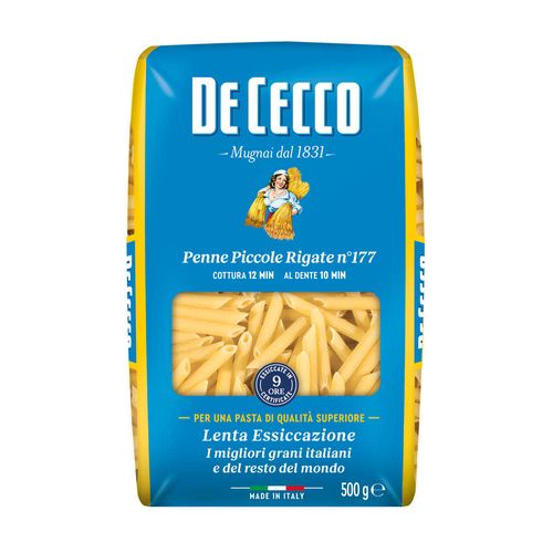 Penne Piccole Rigate Italiano De Cecco nº 177  500 g