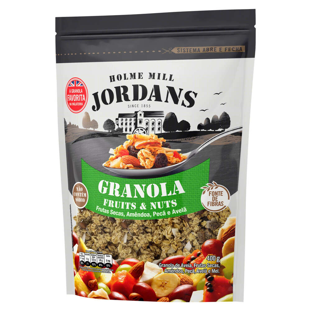 Granola Fruit & Nut Jordans Pouch 400g Zona Sul
