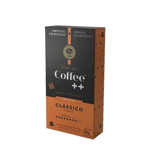 Cápsulas de Café Coffee ++ Clássico Caixa com 10 Unidades