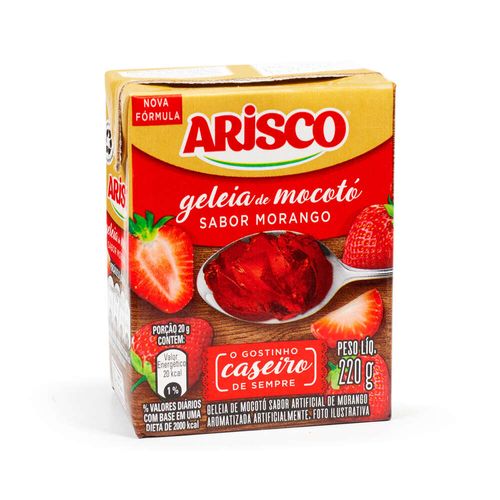 Geleia De Mocotó Arisco Morango Tetra Pak 220