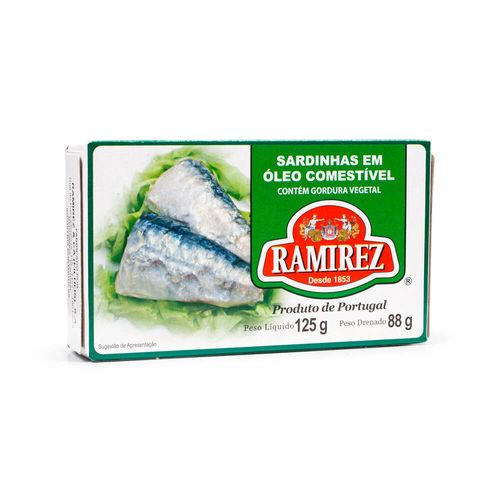Sardinha em Óleo Portuguesa Ramirez 125g