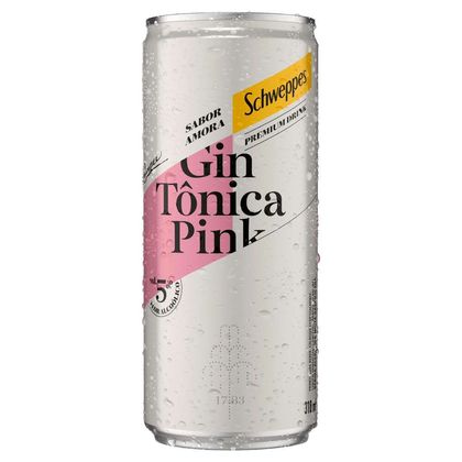 Gin Tônica Pink Schweppes Drink Lata 310ml