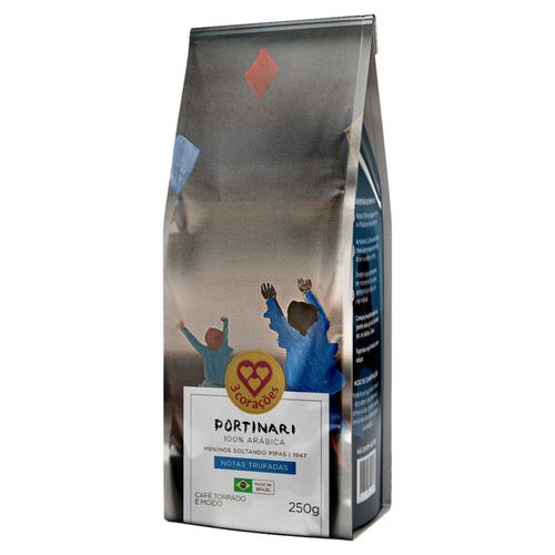 Café Moído Portinari Meninos Soltando Pipas 3 Corações 250g