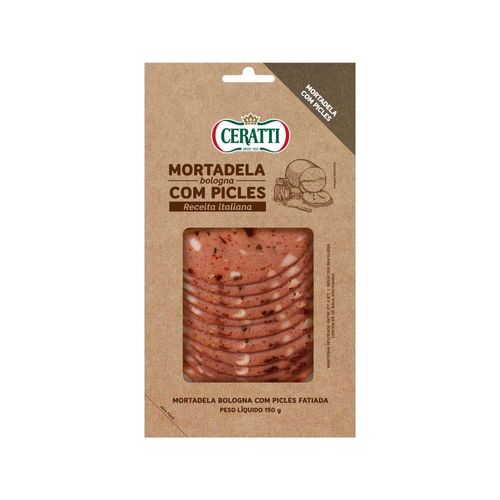 Mortadela  com Picles em Fatias Ceratti 150g