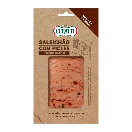 Salsichão com Picles em Fatias Ceratti 100g