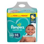 Fralda-Descartavel-Infantil-Pampers-Confort-Sec-XXG-Pacote-56-Unidades-Leve-Mais-Pague-Menos