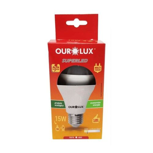Lâmpada Ourolux Superled 15 W