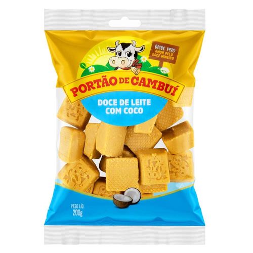 Doce de Leite com Coco Portão de Cambuí Pacote 200g