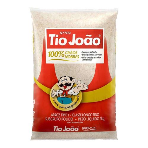Arroz Branco Tio João 1kg