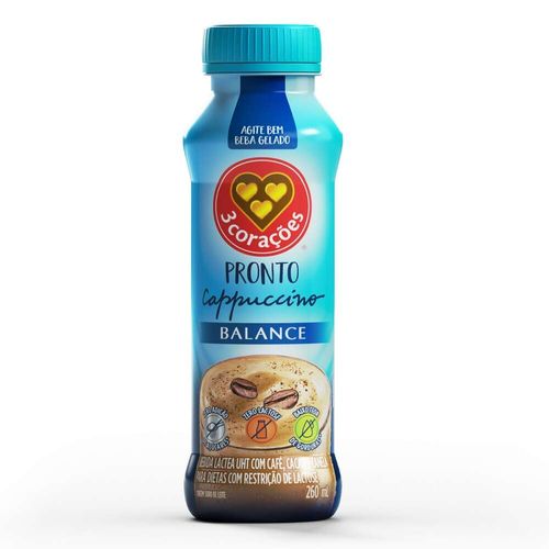 Cappuccino Pronto Balance 3 Corações 260ml
