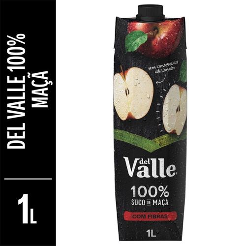 Suco Pronto Del Valle 100% Maçã Tetra Pak 1 L