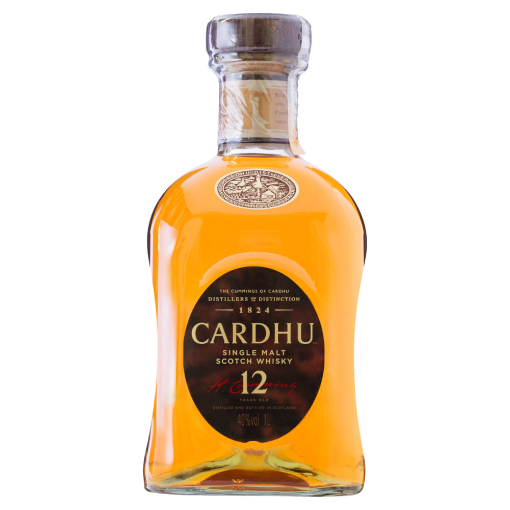 Whisky Escocês Single Malt Cardhu Garrafa 1l