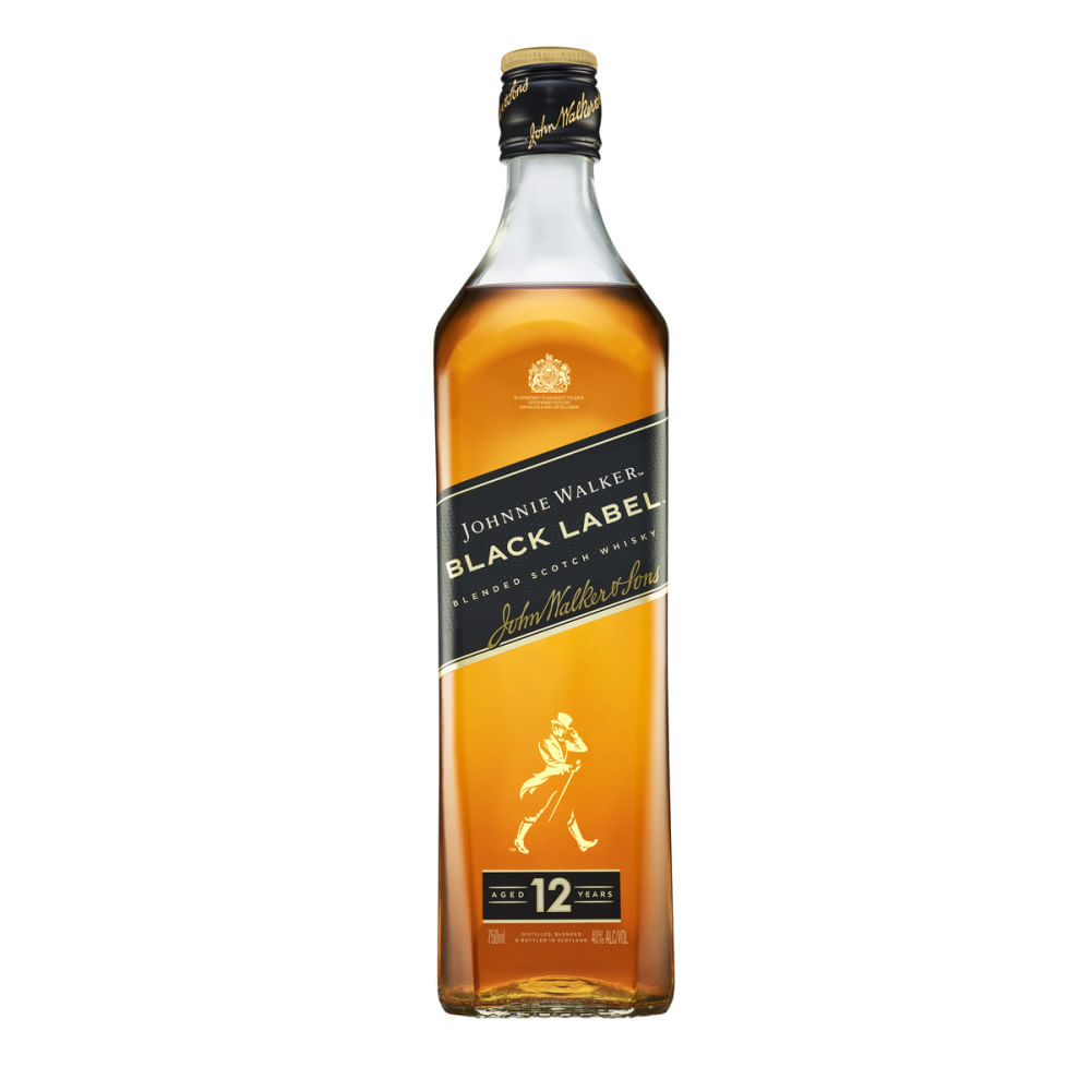 Whisky Escocês Johnnie Walker Black Label 750ml - Zona Sul