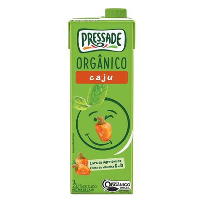Néctar Orgânico Caju Pressade Caixa 1l