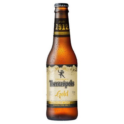 Cerveja Lager Premium Gold Therezópolis Garrafa 355ml