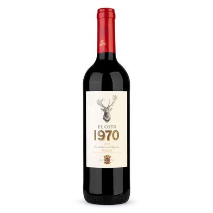 Vinho Tinto Espanhol El Coto 1970 Garrafa 750ml