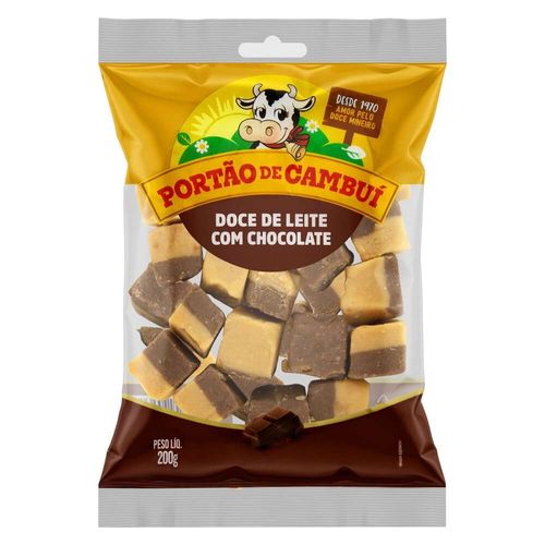 Doce de Leite com Chocolate Portão de Cambuí Pacote 200g