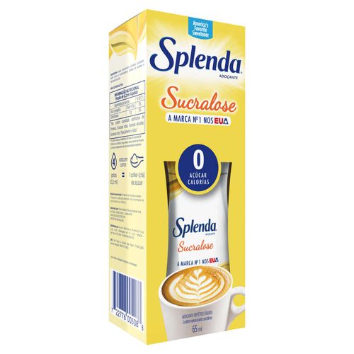 Adoçante Líquido Sucralose Splenda Caixa 65ml