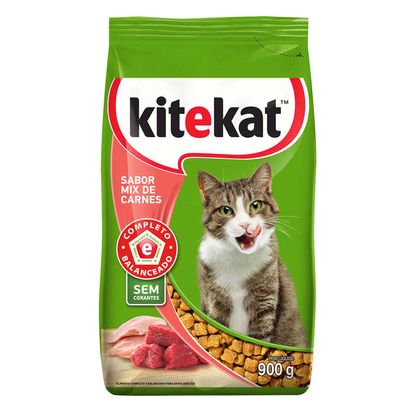 Alimento para Gatos Adultos Mix de Carnes Kitekat Pacote 900g