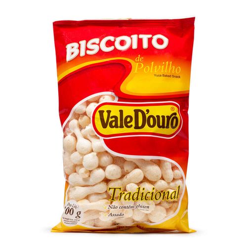 Biscoito Polvilho Salgado Vale D Ouro Pacote 100g