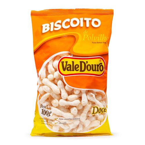 Biscoito Polvilho Doce Vale D Ouro Pacote 100g