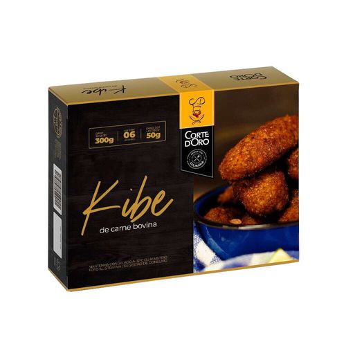 Kibe Corte D Oro Caixa Com 6 Unidades 300g
