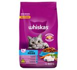 Alimento para Gatos Adultos 1+ Peixe Whiskas Pacote 900g