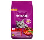 Alimento para Gatos Adultos 1+ Carne Whiskas Pacote 900g