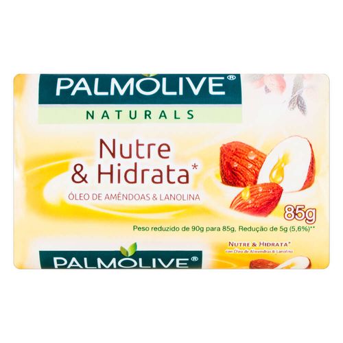 Sabonete Barra Nutre & Hidrata Palmolive Naturals Envoltório 85g