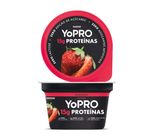 Iogurte Desnatado Yopro 15g High Protein Morango Pote 160g