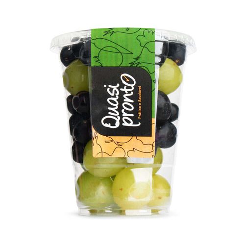 Mix de Uvas Pretas e Verdes Quasi Pronto Copo 300g