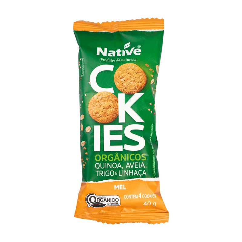 Cookie Orgânico Native Aveia e Mel 40g