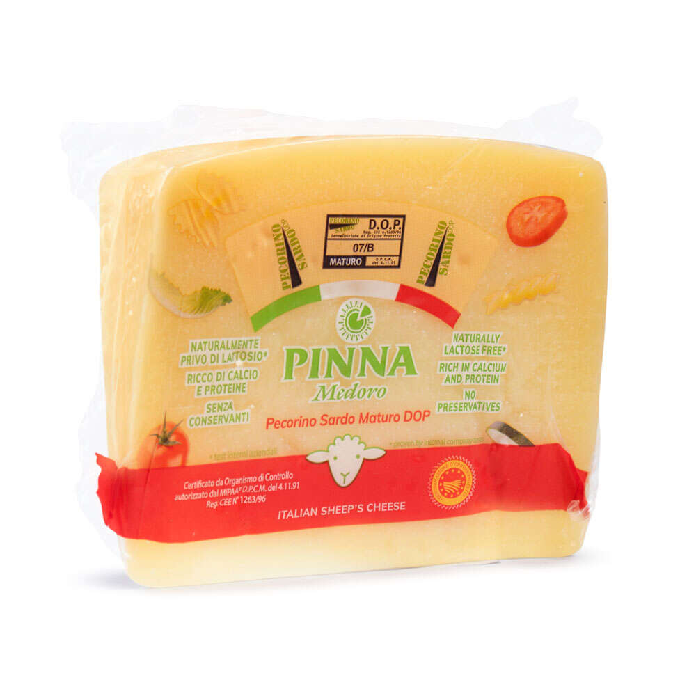 Queijo Pecorino Sardo Maturo DOP Italiano Pinna 200g Zona Sul