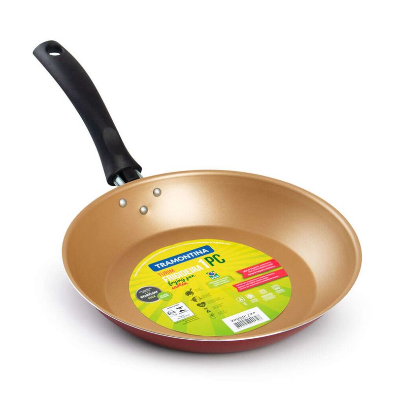 Frigideira-Tramontina-Turim-Vermelha-24cm