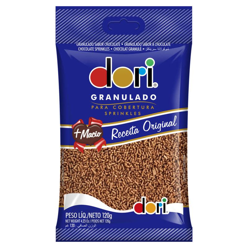 Confeito-Granulado-Chocolate-Dori-Pacote-120g