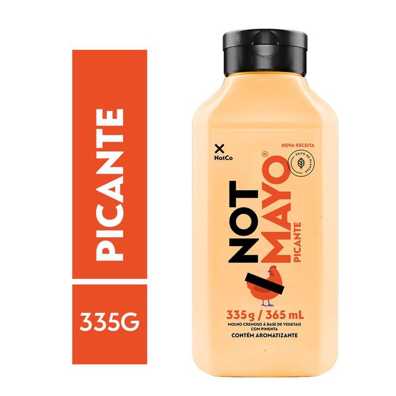 Not-Mayo-Picante-Molho-Vegano-335g