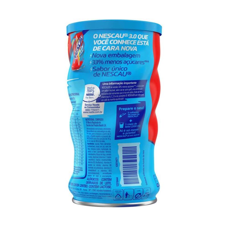 Achocolatado-em-Po-Nescau-33--Menos-Acucares-380g