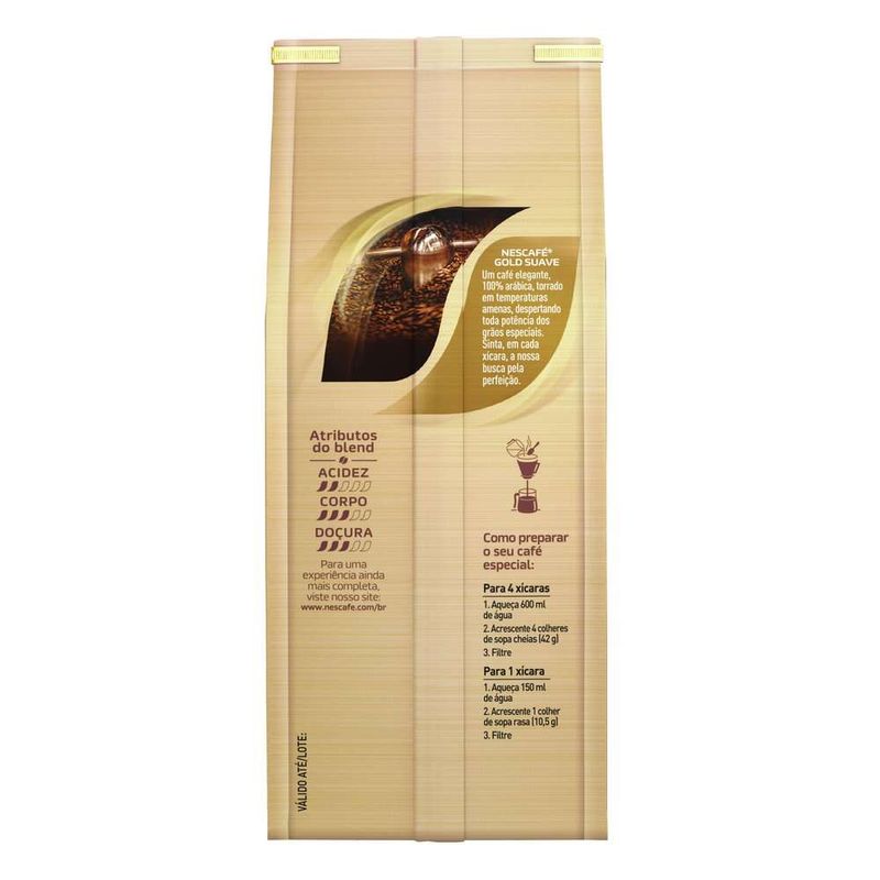 Cafe-Torrado-e-Moido-Nescafe-Gold-Suave-Pacote-Com-Valvula--250-g