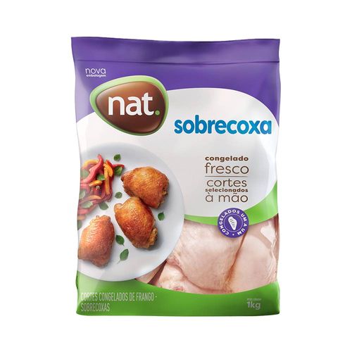 Sobrecoxa De Frango Congelada Nat. 1kg