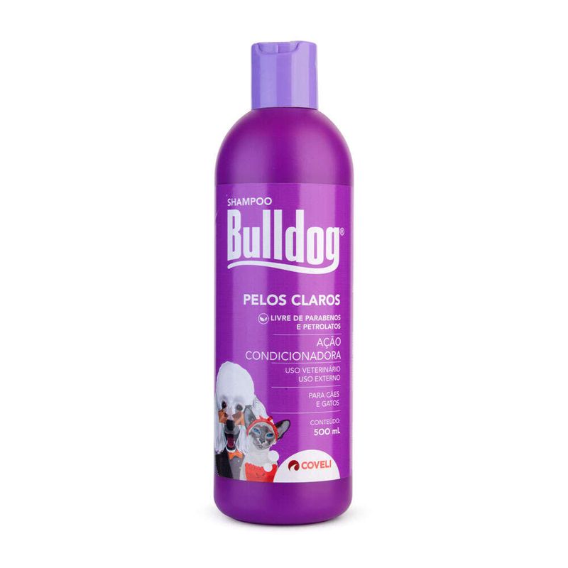 SHAMPOO BULLDOG PELOS CLAROS 500ML