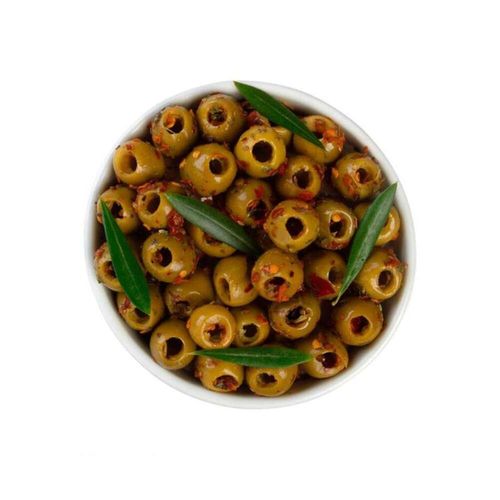 Azeitona Verde Sem Caroço Temperada Pote 100g