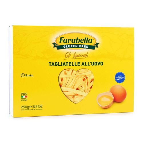 Massa Italiana sem Glúten Tagliatelle com Ovos Farabella 250g