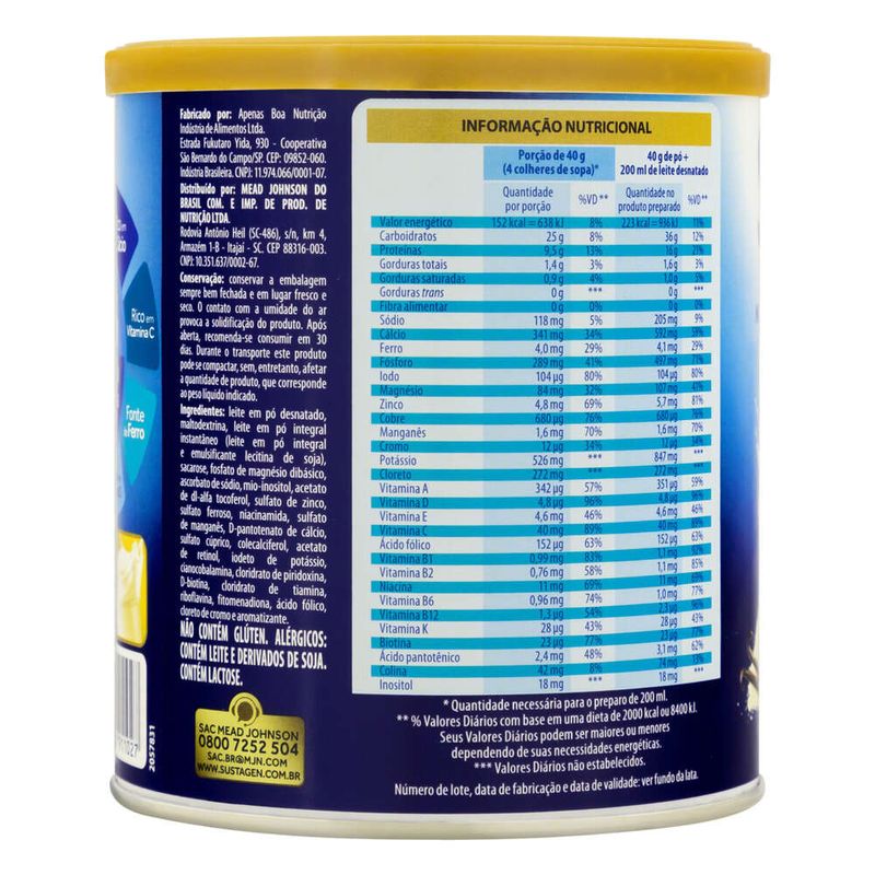 Suplemento-Alimentar-Sustagen-Baunilha-Lata-400g