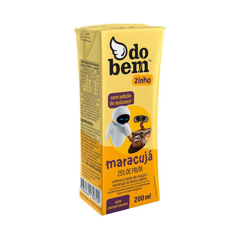 SUCO DE MARACUJA DO BEM 200ML