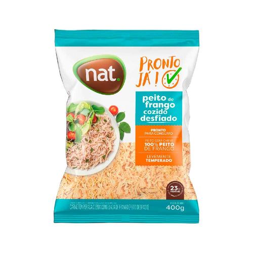 Peito de Frango Cozido e Desfiado Nat. 400g