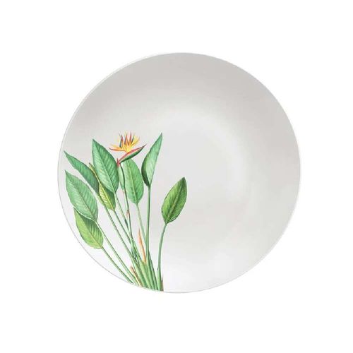 Prato Raso Tramontina Graziela em Porcelana Decorada 25 cm