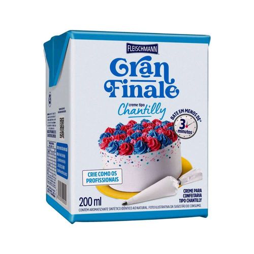 Creme Chantilly Fleischmann Gran Finale 200ml