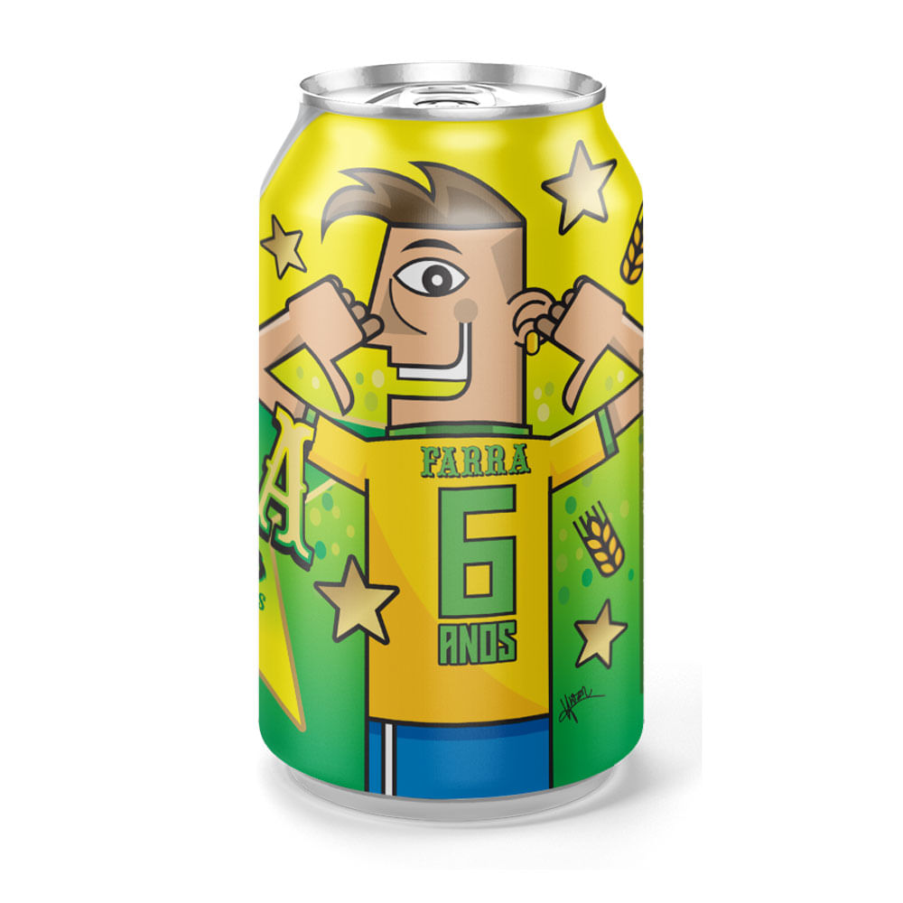 Cerveja Farra Bier Rumo ao Hexa APA Lata 350ml - Zona Sul