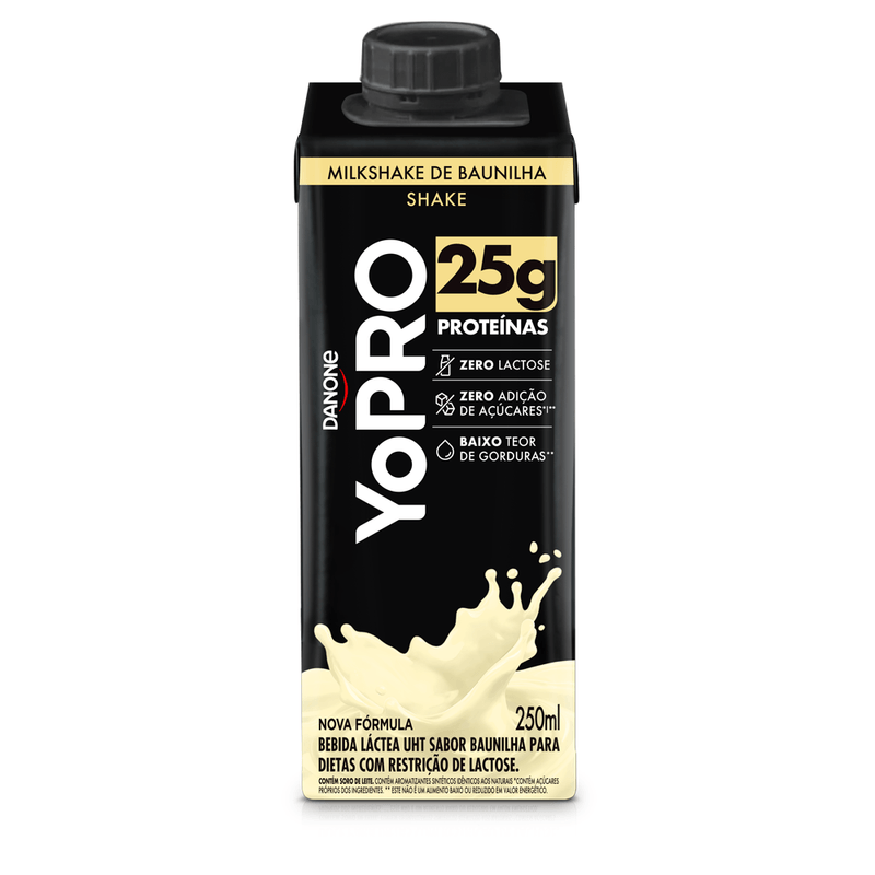 Bebida Láctea Zero Lactose YoPRO Baunilha 25g de Proteína 250mL